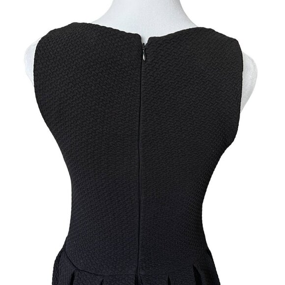 Ganni‎ Textured Pleated Mini Dress Womens Size S Sleeveless Capsule Corpcore - Picture 4 of 11